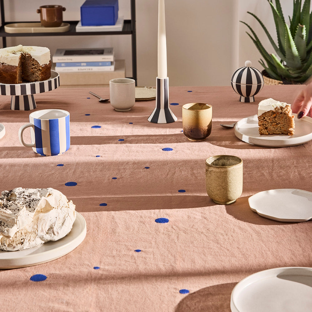 OYOY Nori Tablecloth 200x140 Terracotta