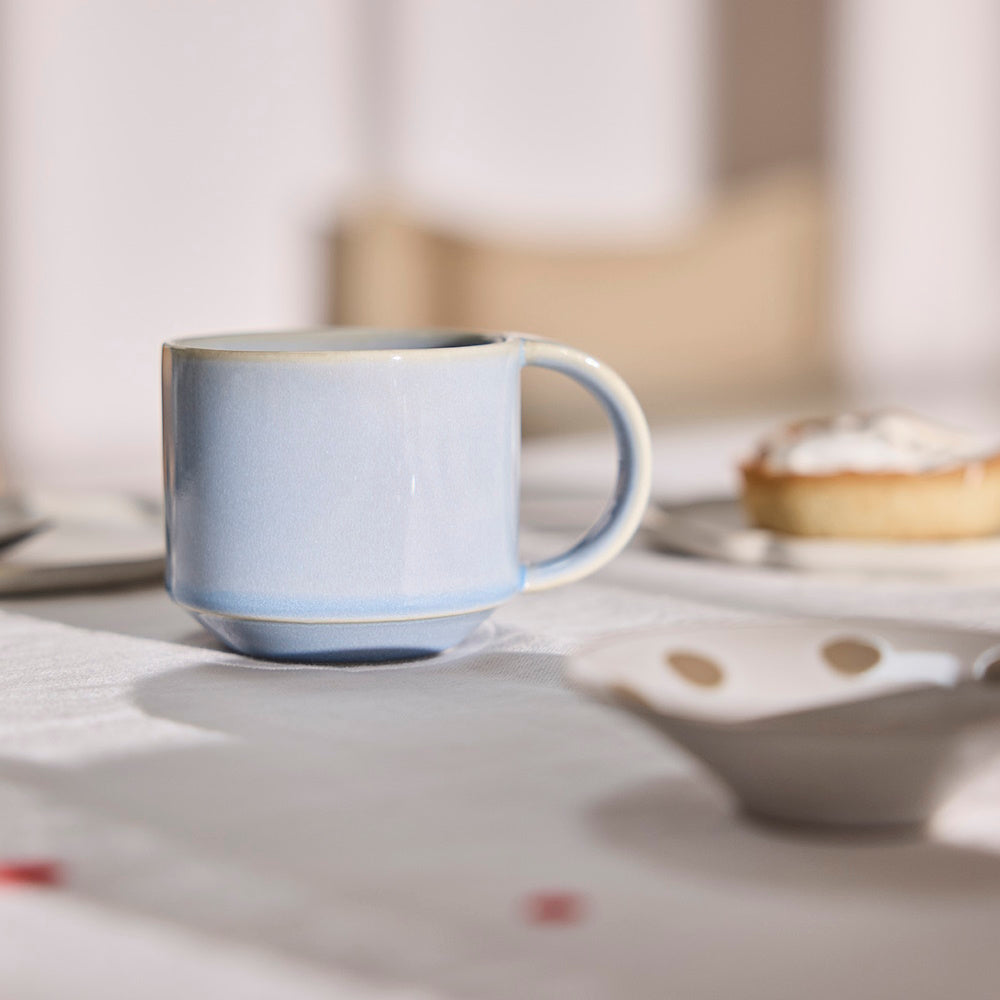 OYOY Yuka Cup Pack of 2 Ice Blue