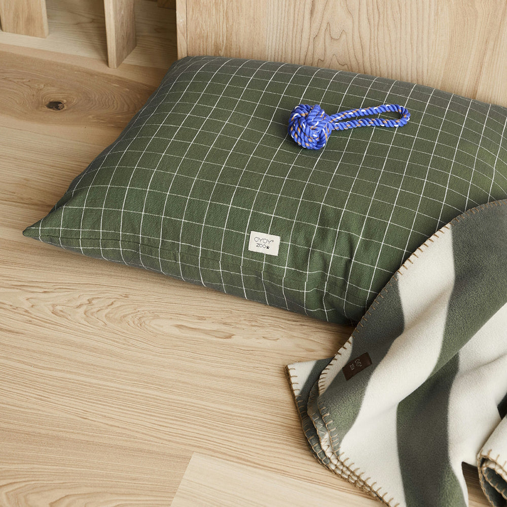 OYOY Kaya Dog Blanket Olive