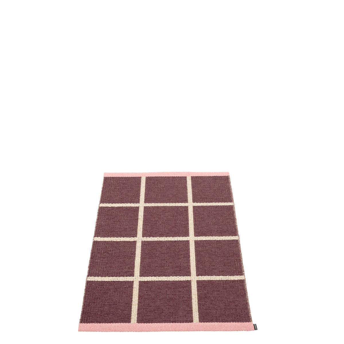 Pappelina Rug Criss Pop 70x100 Burgundy