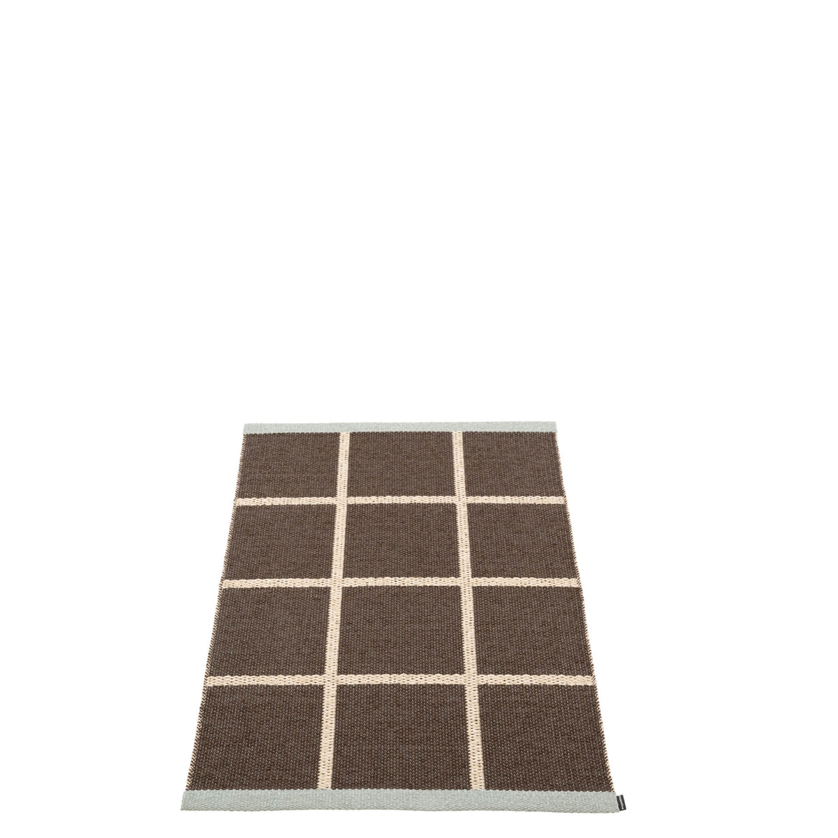 Pappelina Rug Criss Pop 70x100 Dark Brown