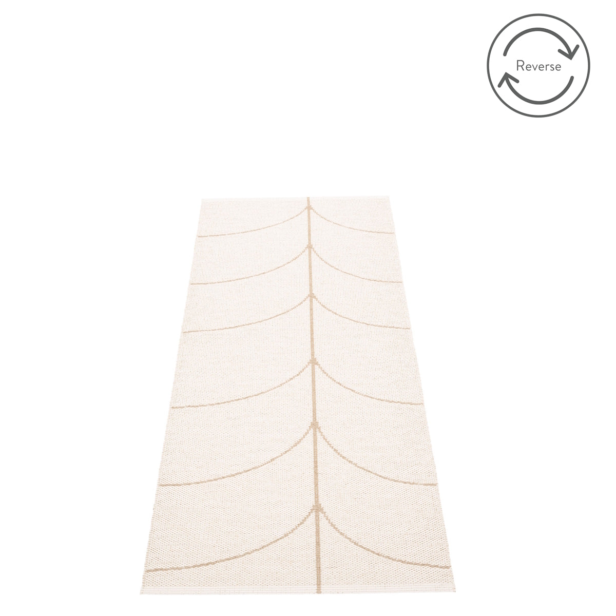 Pappelina Rug Leif Light Nougat 70x180