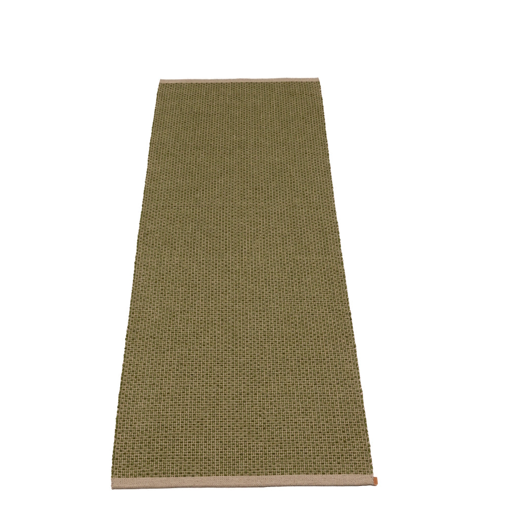 Pappelina Rug Nils Dark Olive 70x300