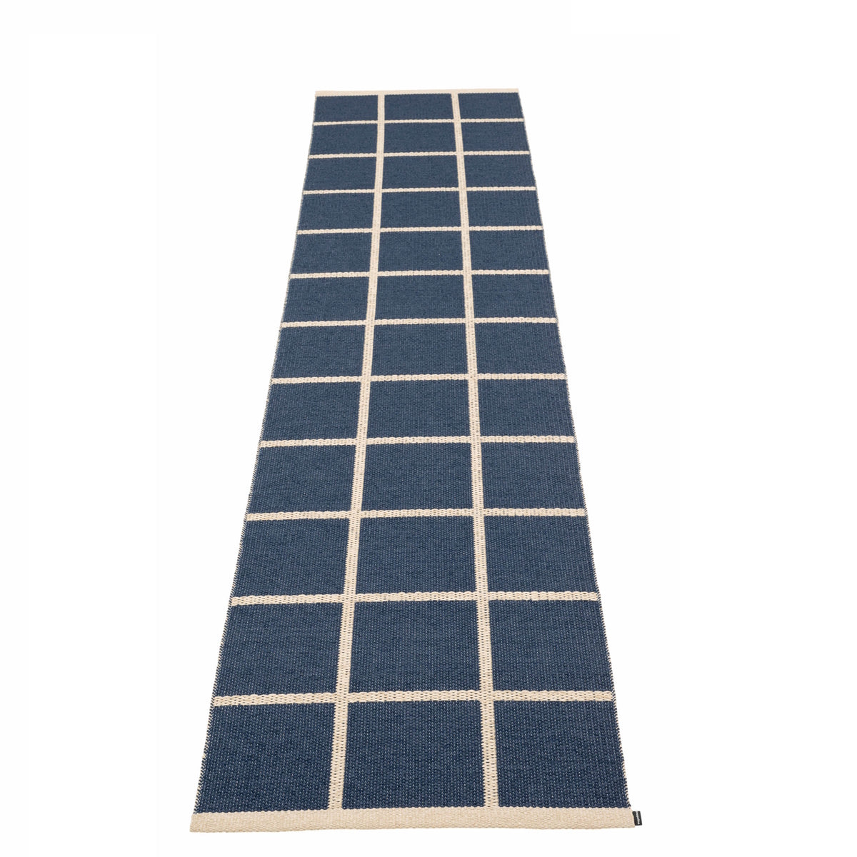 Pappelina Rug Criss Dark Blue