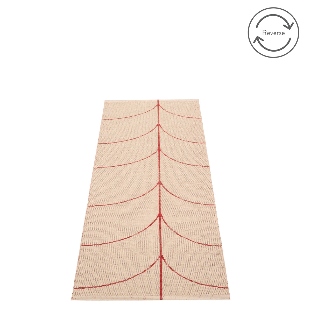 Pappelina Rug Leif Berry 70x180
