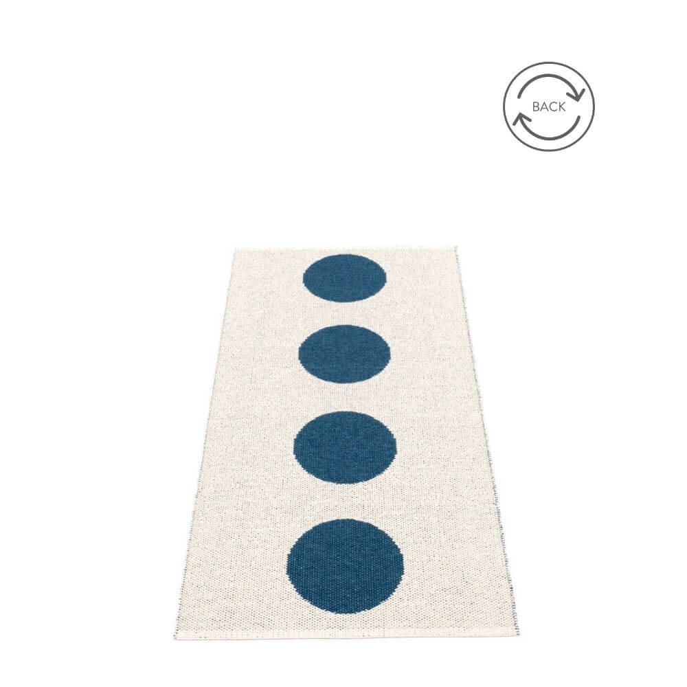 Pappelina_Rug_Vera_Ocean_Blue_Reverse