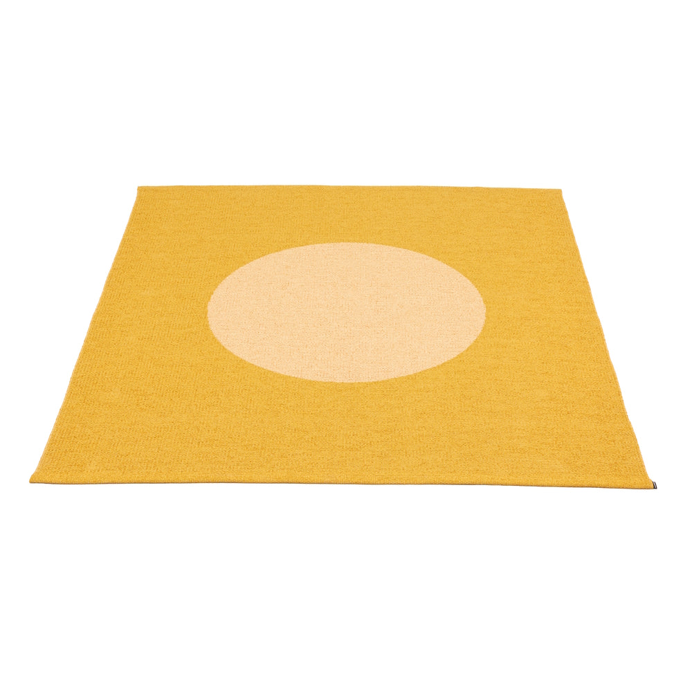 Pappelina Rug Vera Pop Mustard 180x200