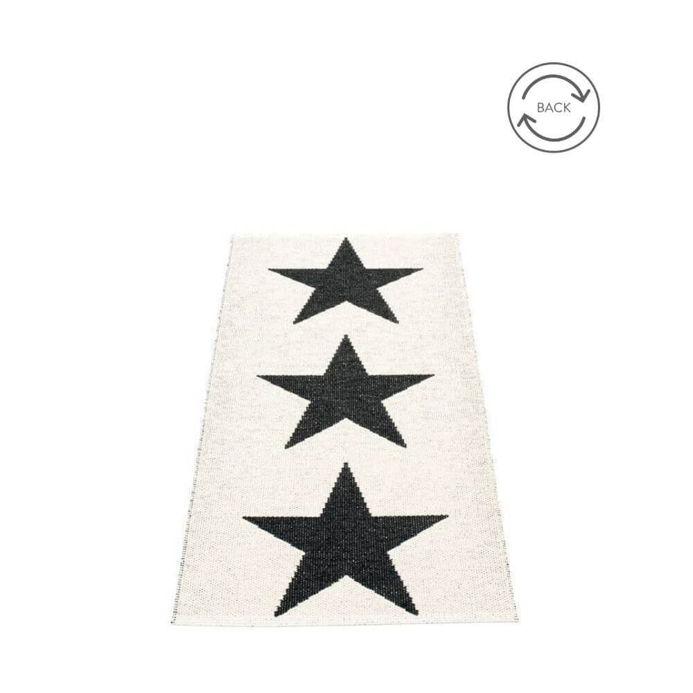 Pappelina_Rug_Viggo_One_Black_Reverse