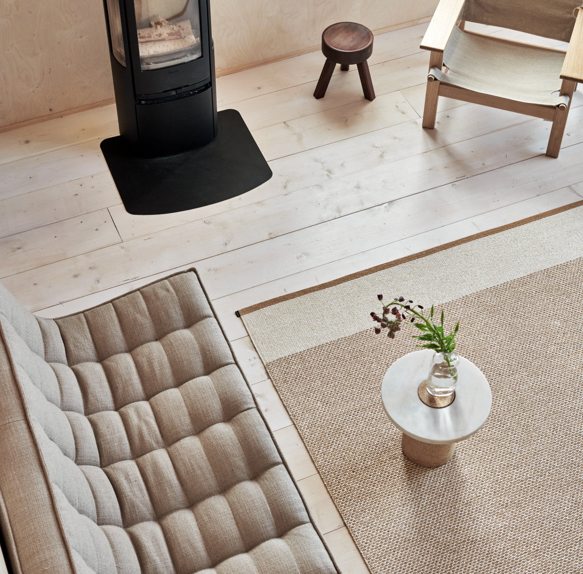 Pappelina Rug Edit Brick