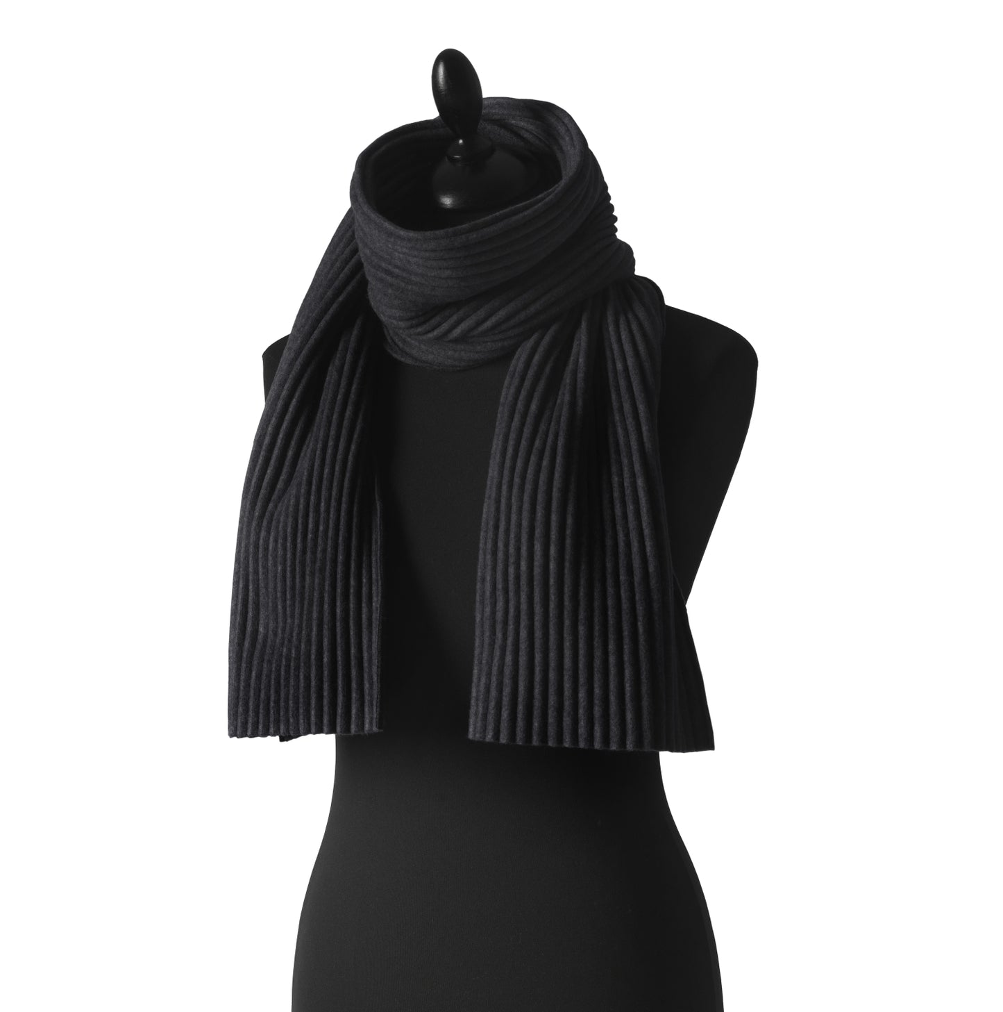 Design House Stockholm Pleece Scarf 30x140 Black