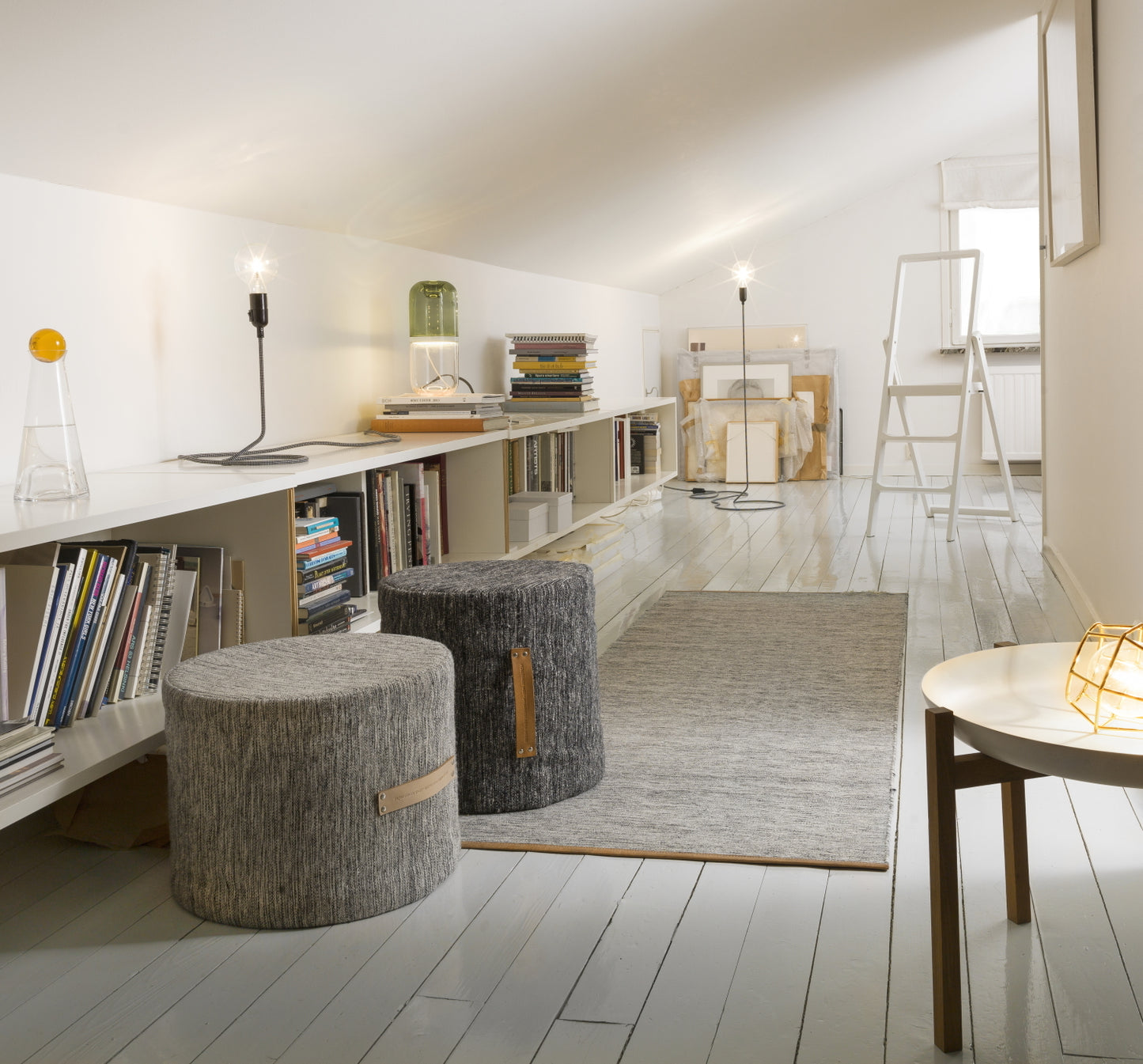 Design House Stockholm Bjork Rug Wool-Leather 80x250