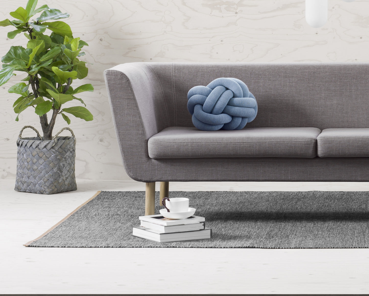 Design House Stockholm Bjork Rug Wool-Leather 80x250