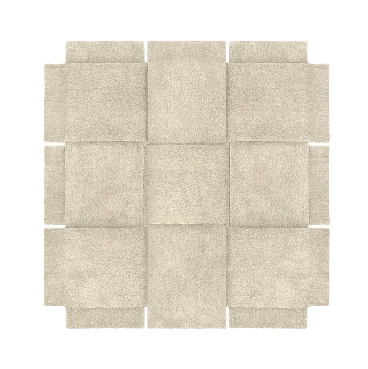 Design House Stockholm Basket Rug Wool 180x180 Beige