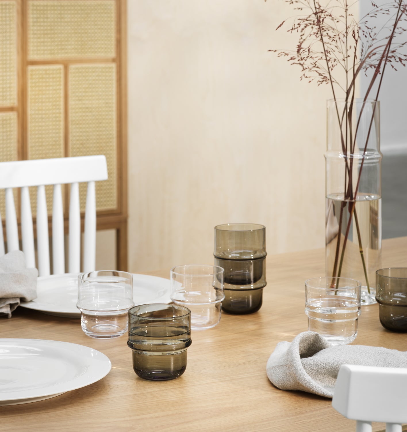 Design House Stockholm Unda Glasses 2pk Grey