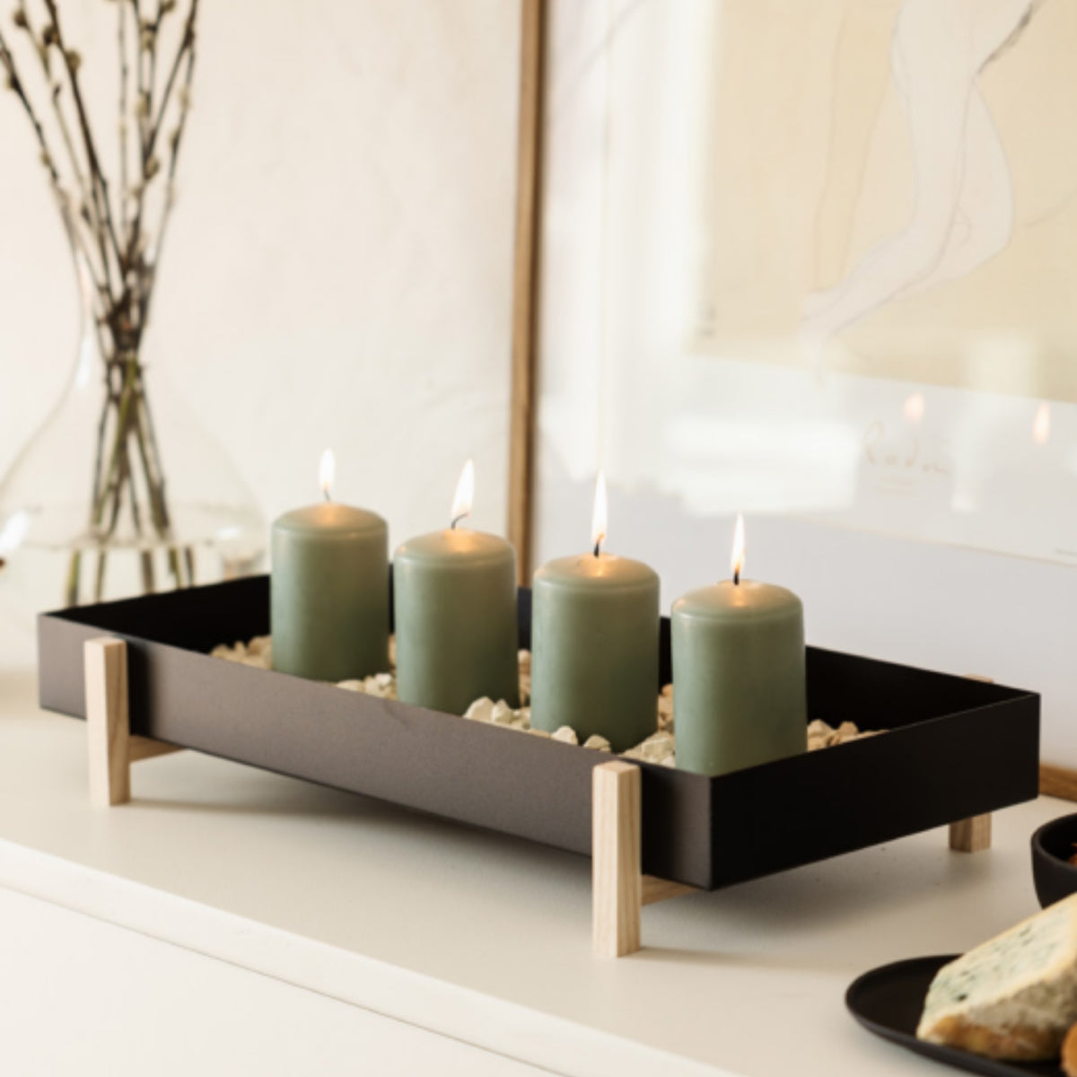 Design House Stockholm Botanic Tray Planter Metal-Ash