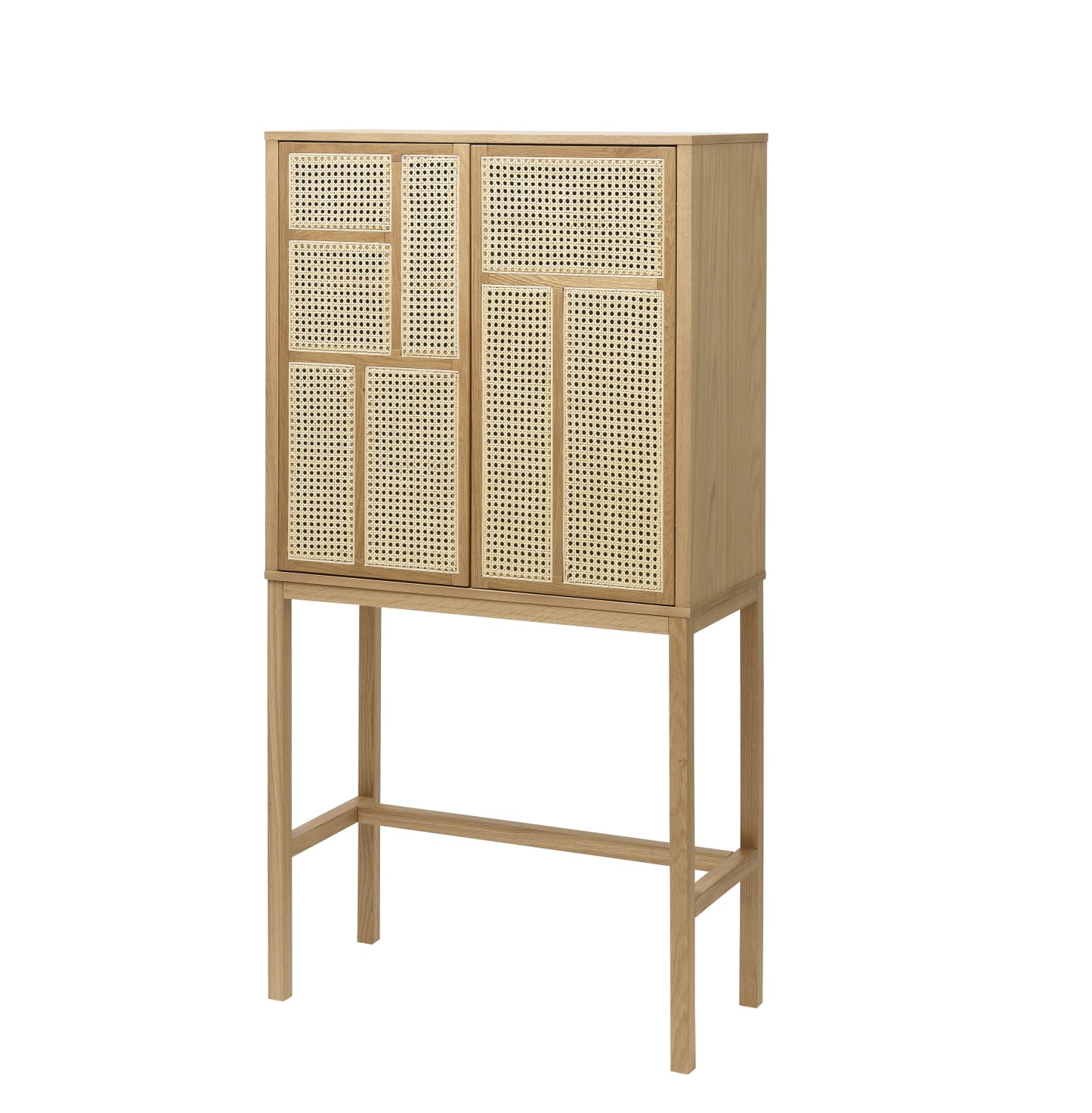 Design House Stockholm Air Cabinet Oak-Rattan Natural