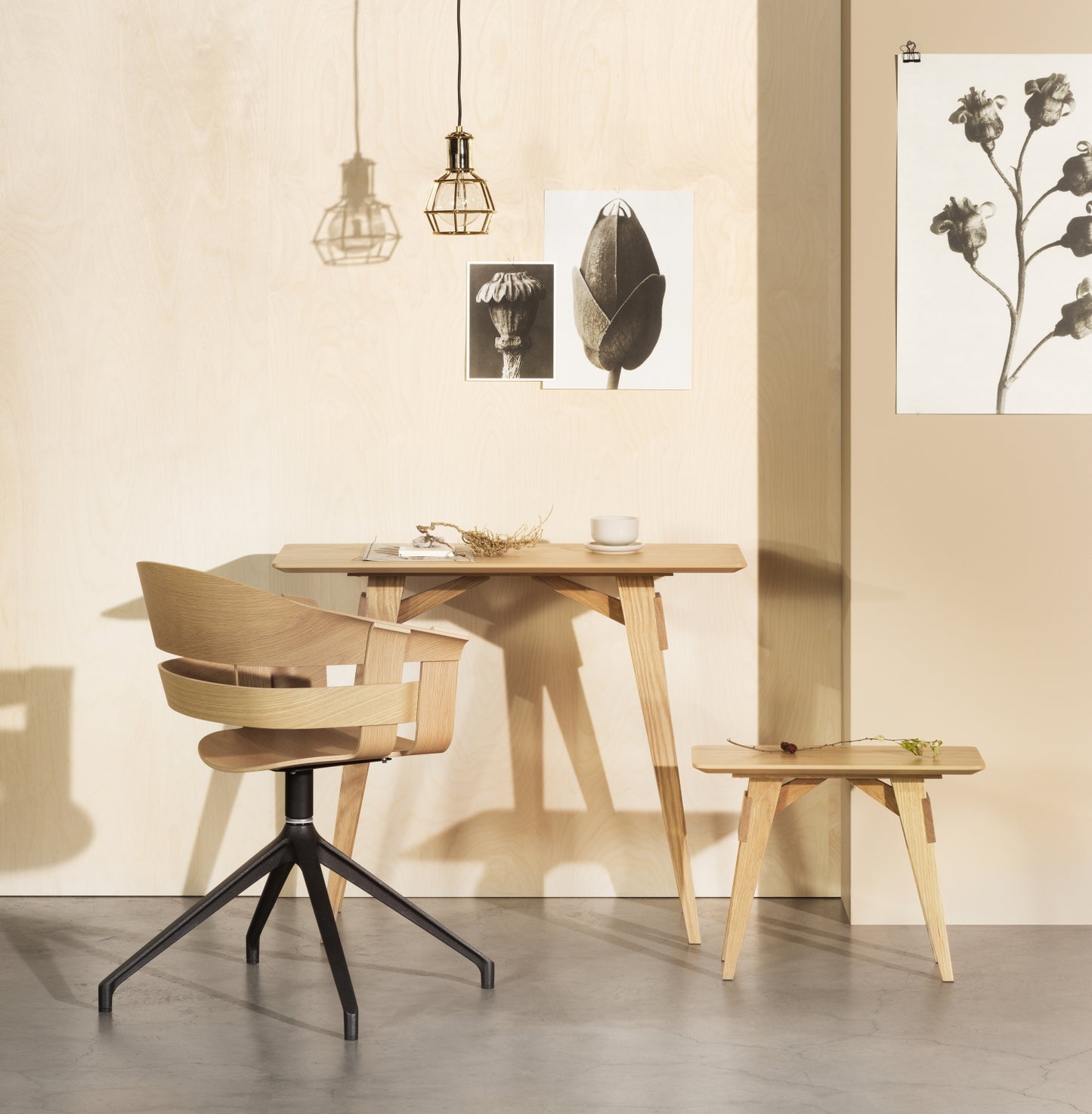 Design House Stockholm Arco Side Table Oak