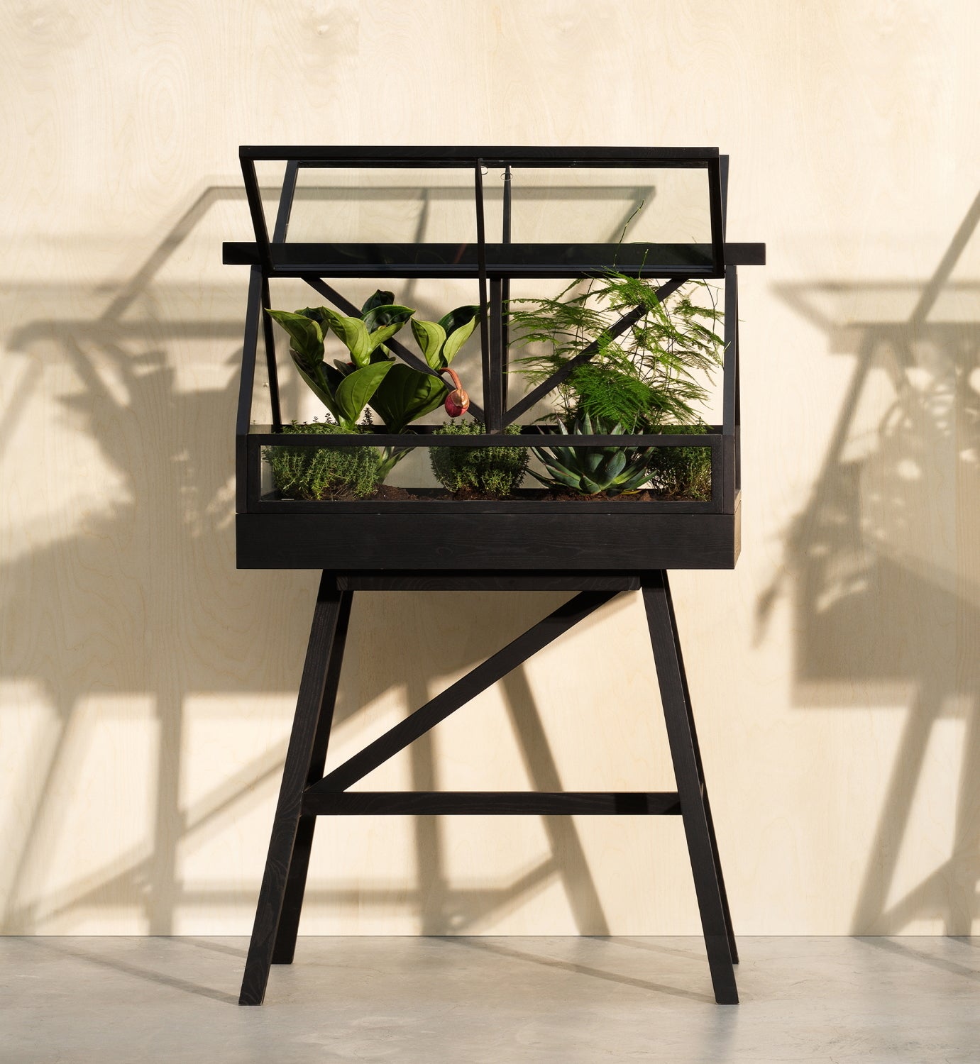 Design House Stockholm Greenhouse Set Stained Black