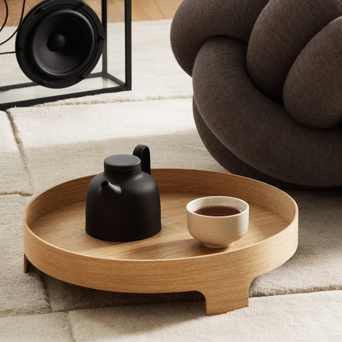 Design House Stockholm Sand Secrets Tea Pot Black