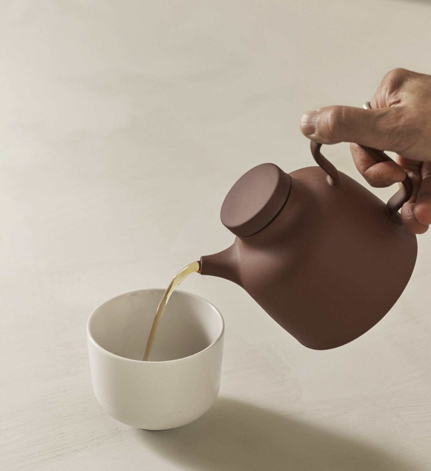 Design House Stockholm Sand Secrets Tea Pot Red