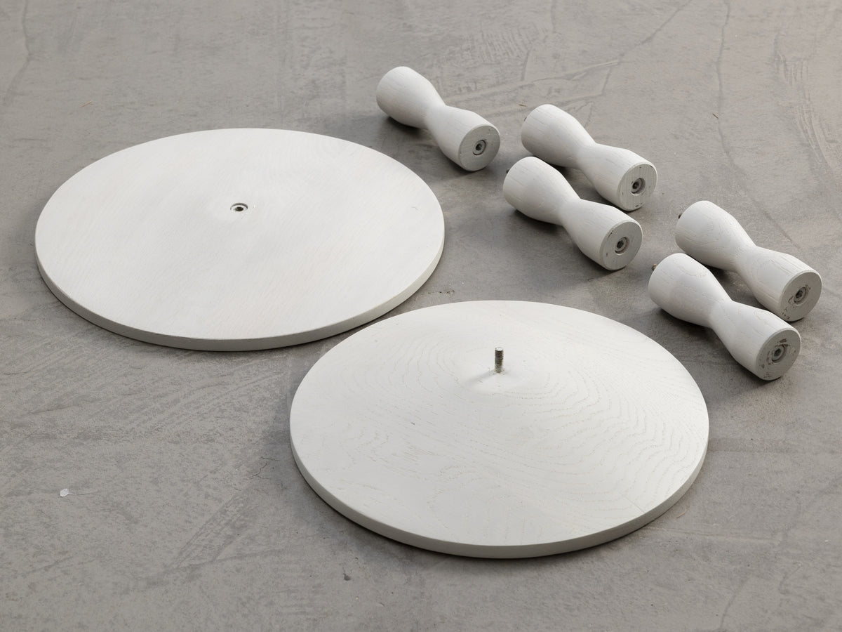 Design House Stockholm Pedestal Table White