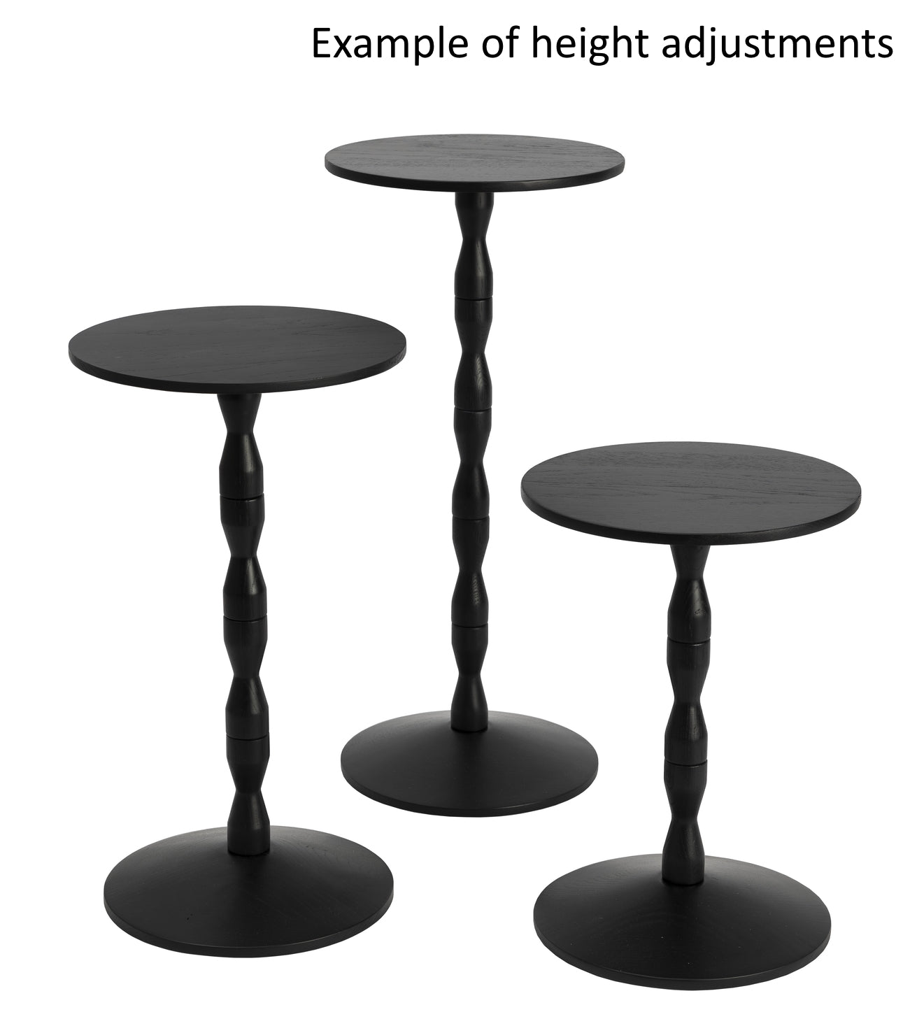 Design House Stockholm Pedestal Table Black
