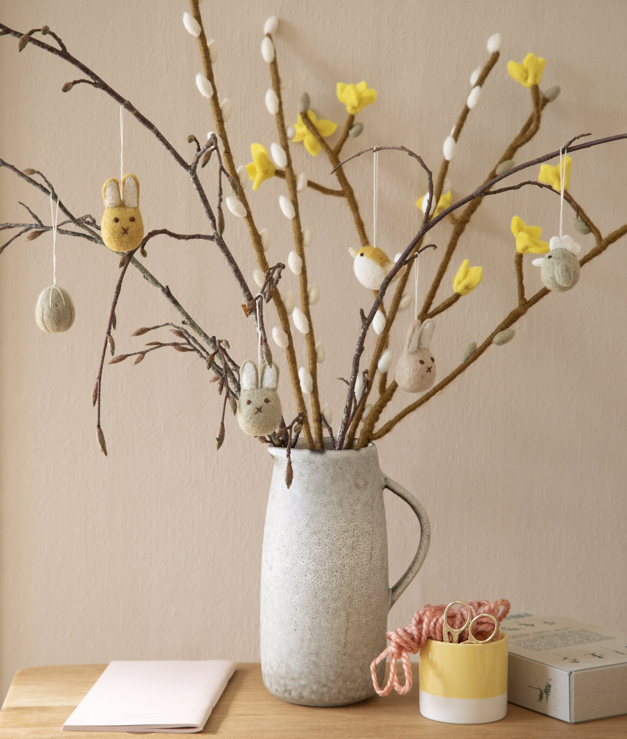 Gry & Sif Branch Willow white 40cm