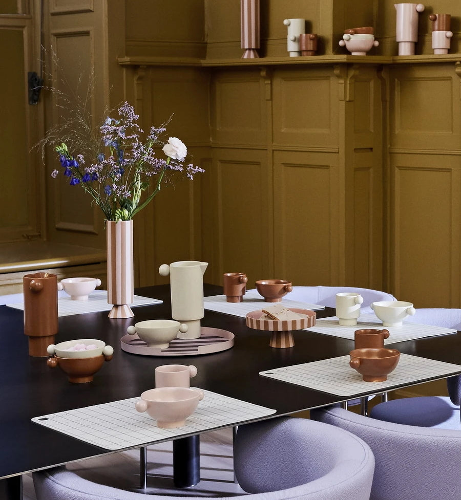 OYOY Toppu Vase High Caramel-Rose