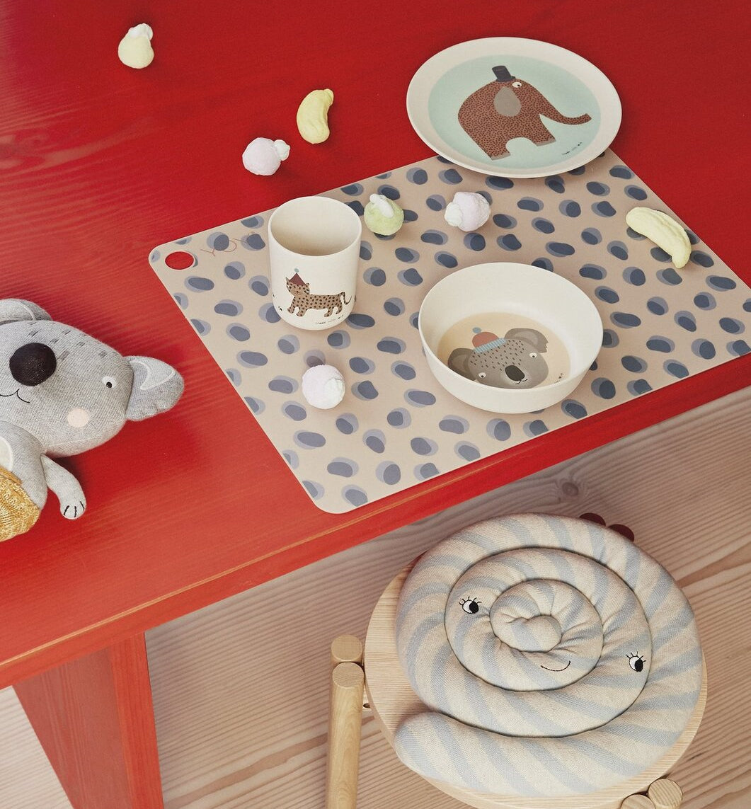 OYOY Placemat Leopard Dots 2pk