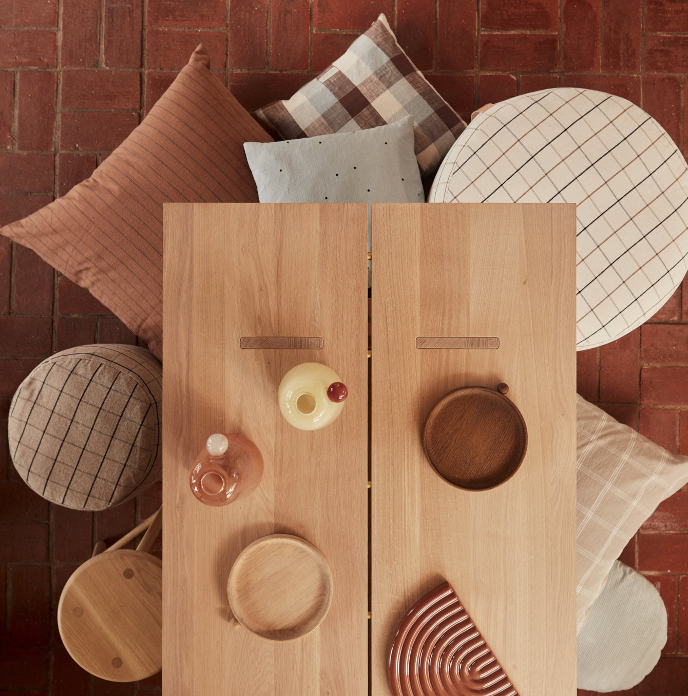 OYOY Kyoto Floor Cushion Clay