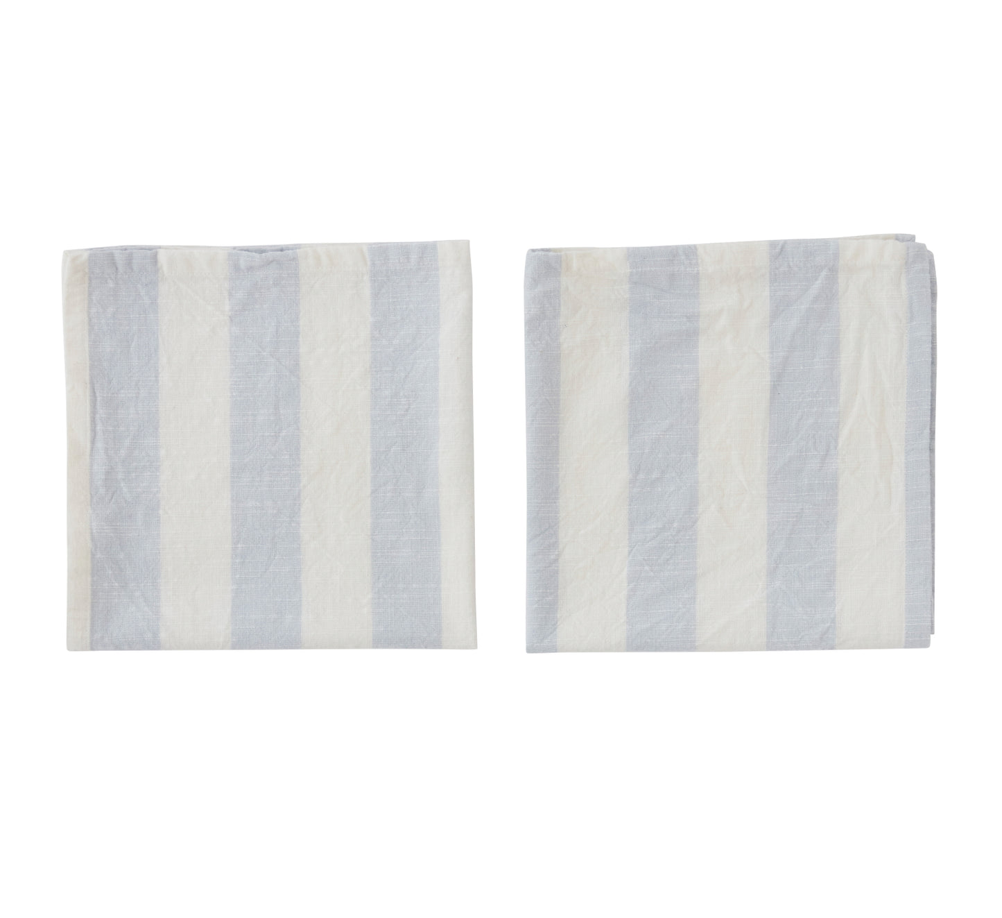 OYOY Striped Napkin 2pk ice blue