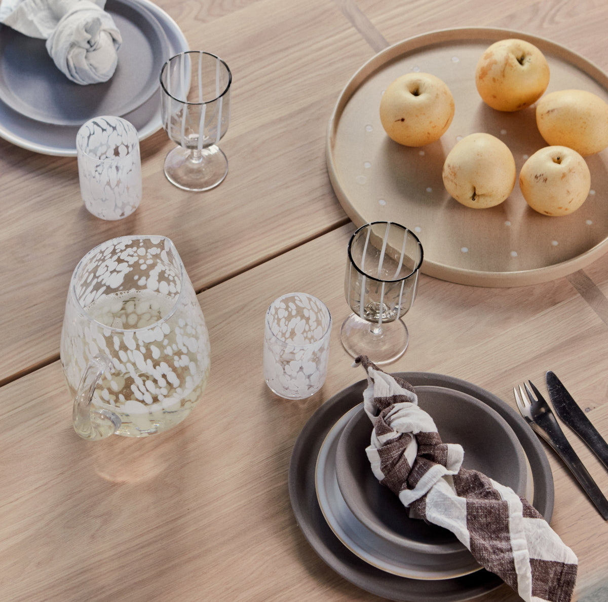 OYOY Jali Water Carafe White