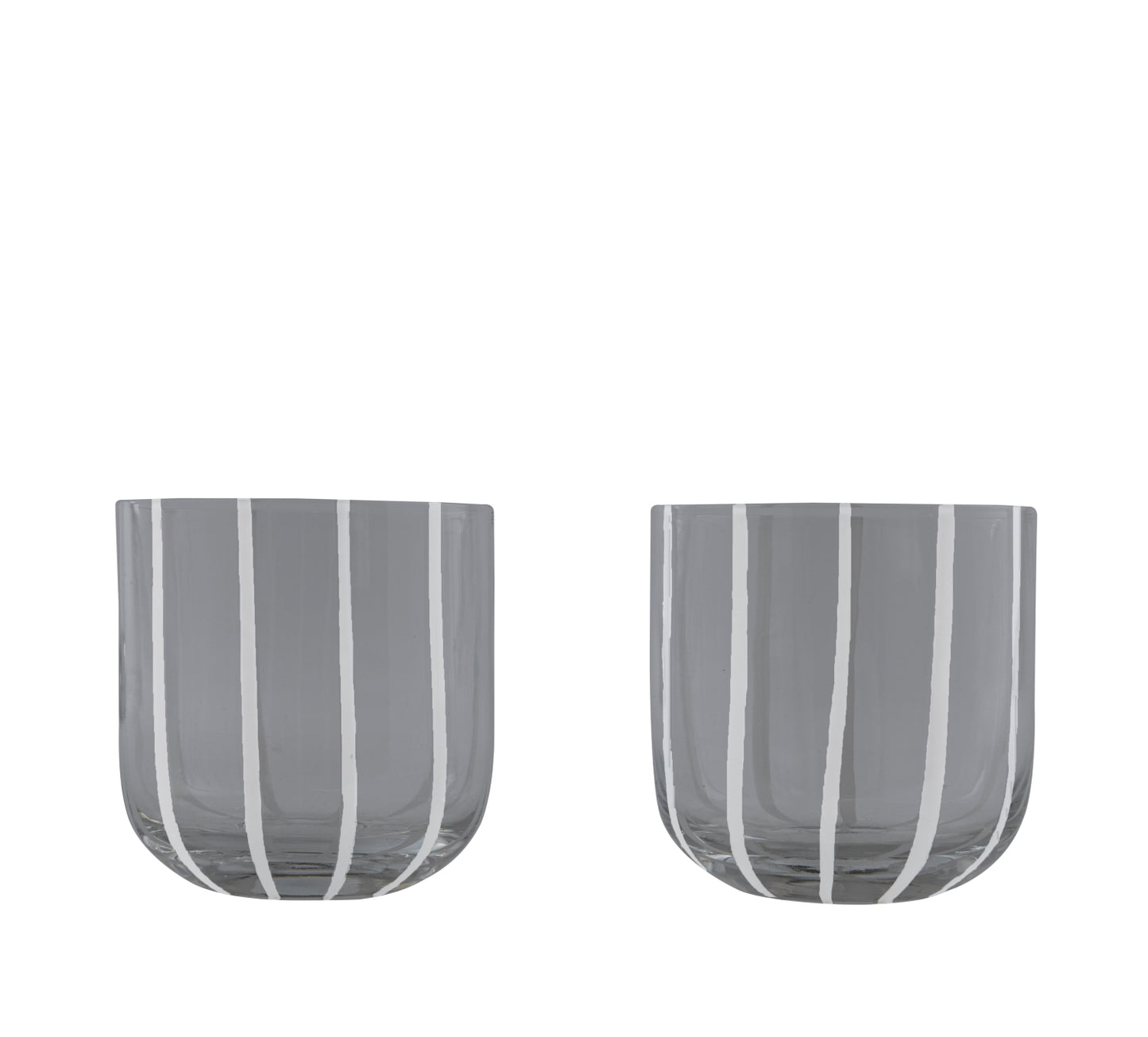 OYOY Mizu Glass 320ml 2pk Grey