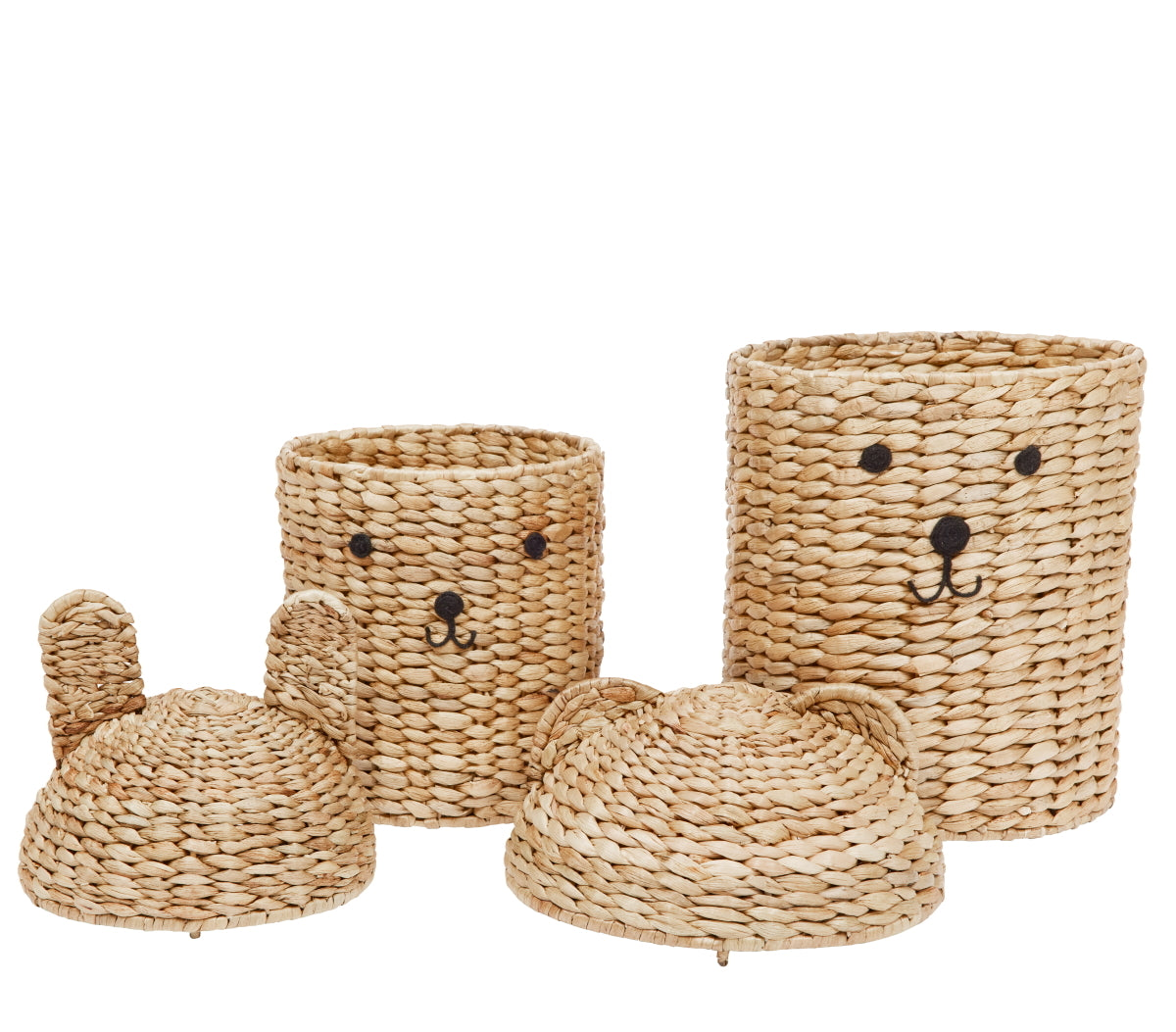 OYOY Bear & Rabbit Storage Basket Set