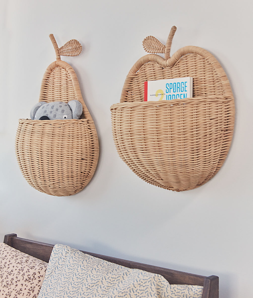 OYOY Apple Wall Basket