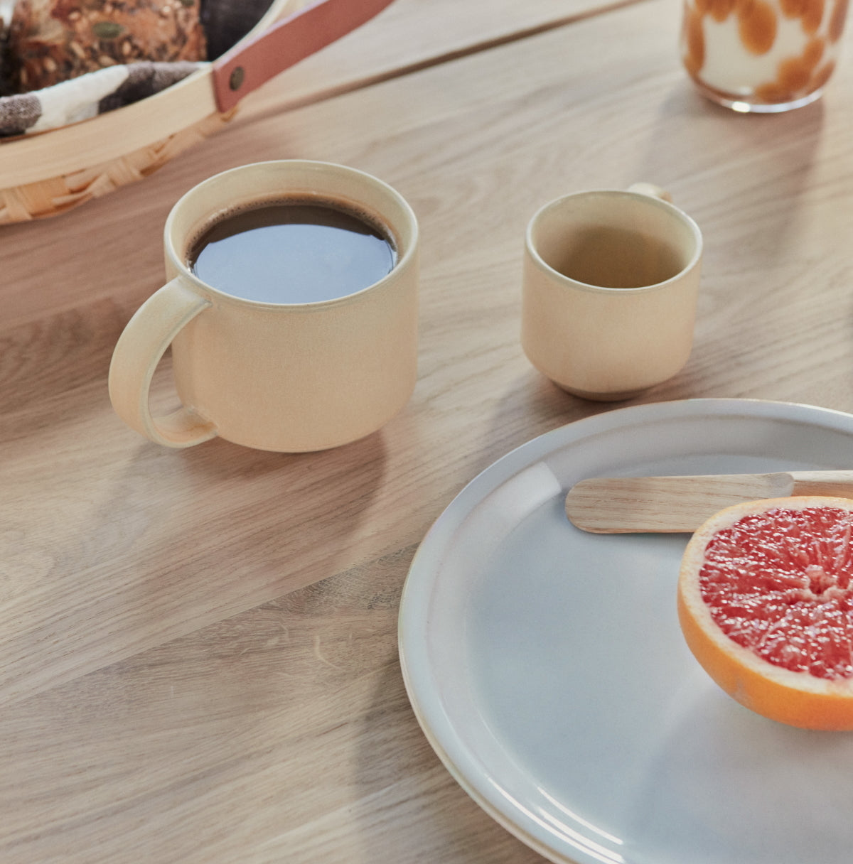 OYOY Yuka Ceramic Cup 2pk White