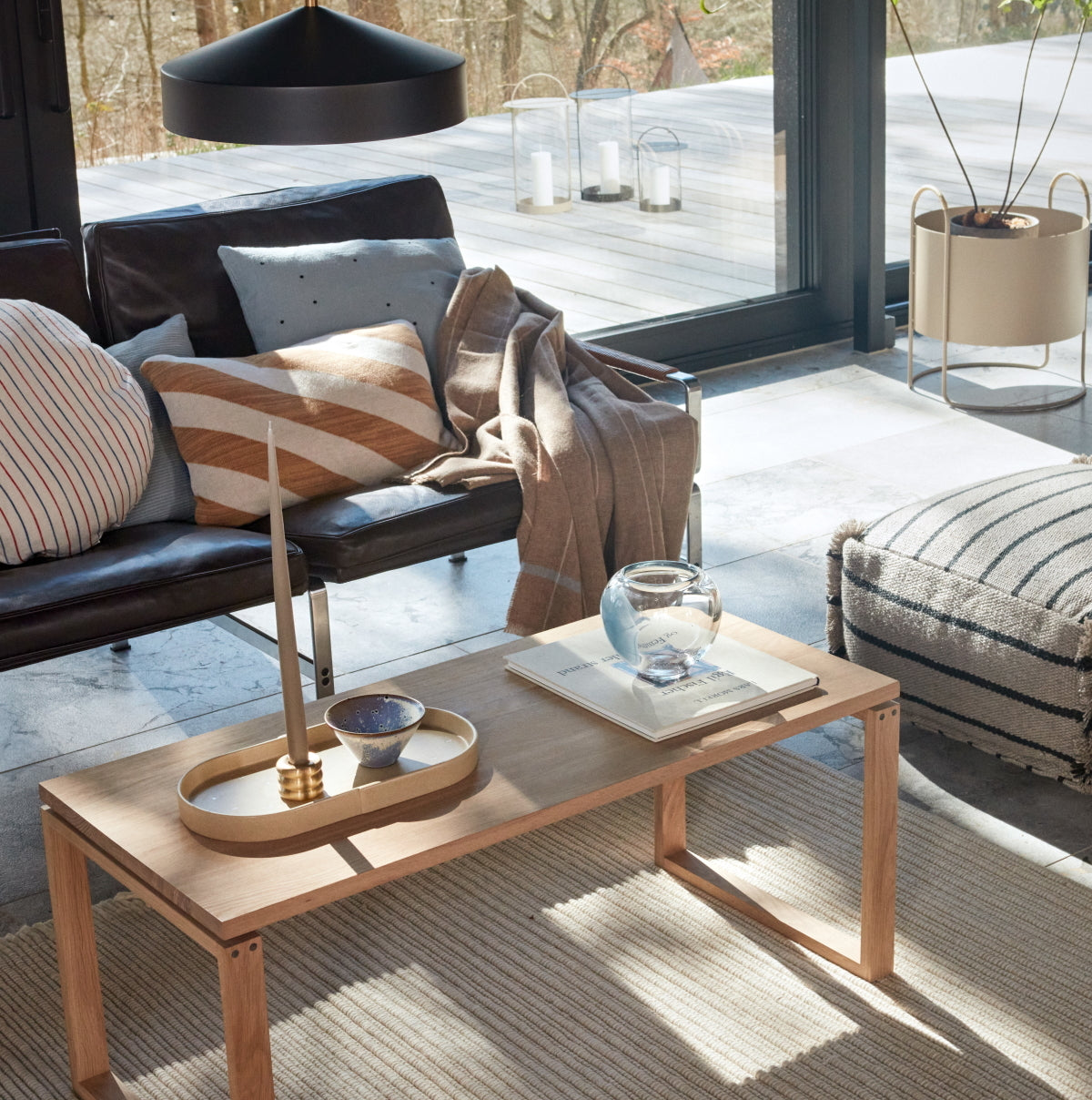 OYOY Jali Vase Small Ice Blue