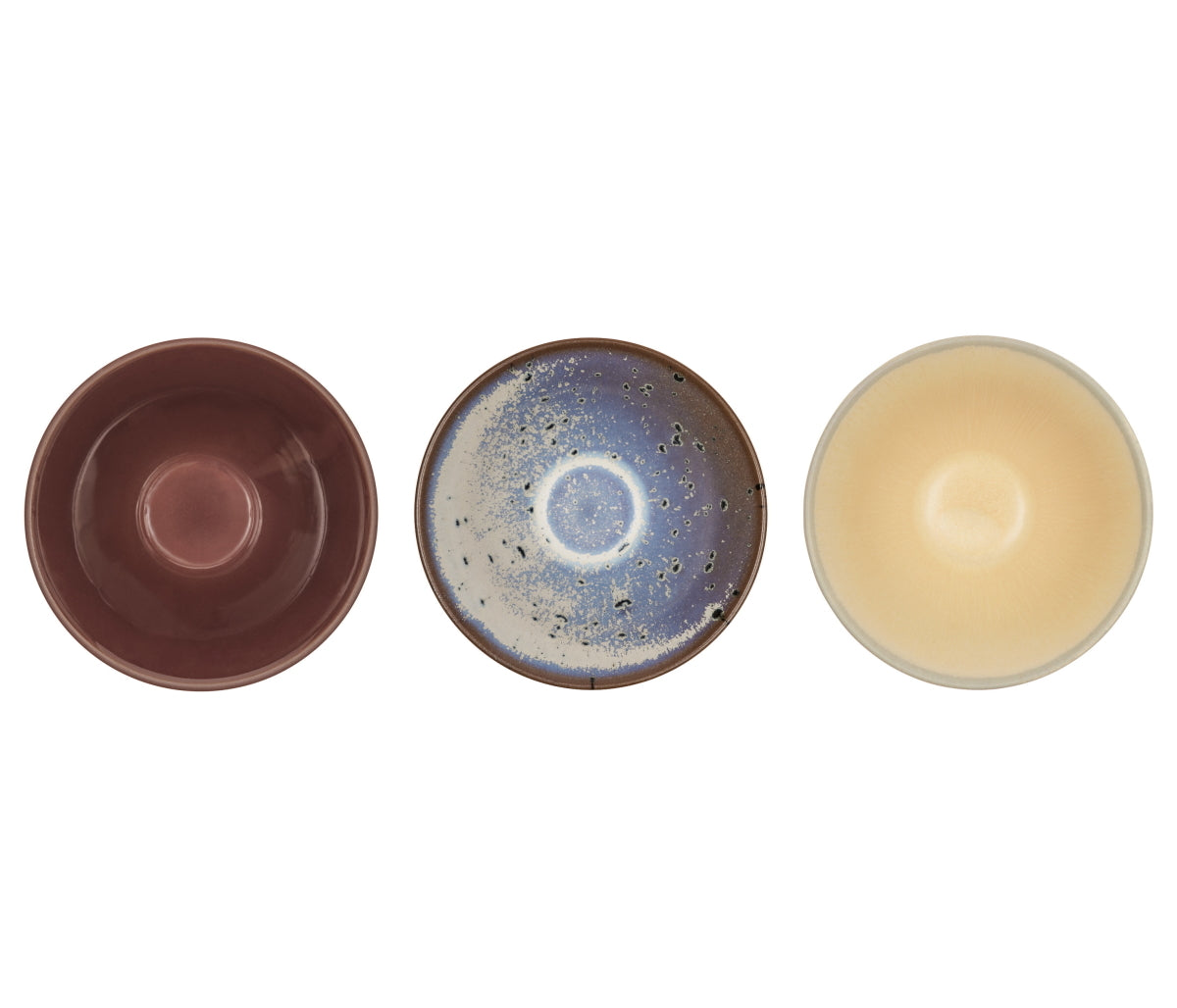 OYOY Yuka Bowl 3pcs dark terracotta