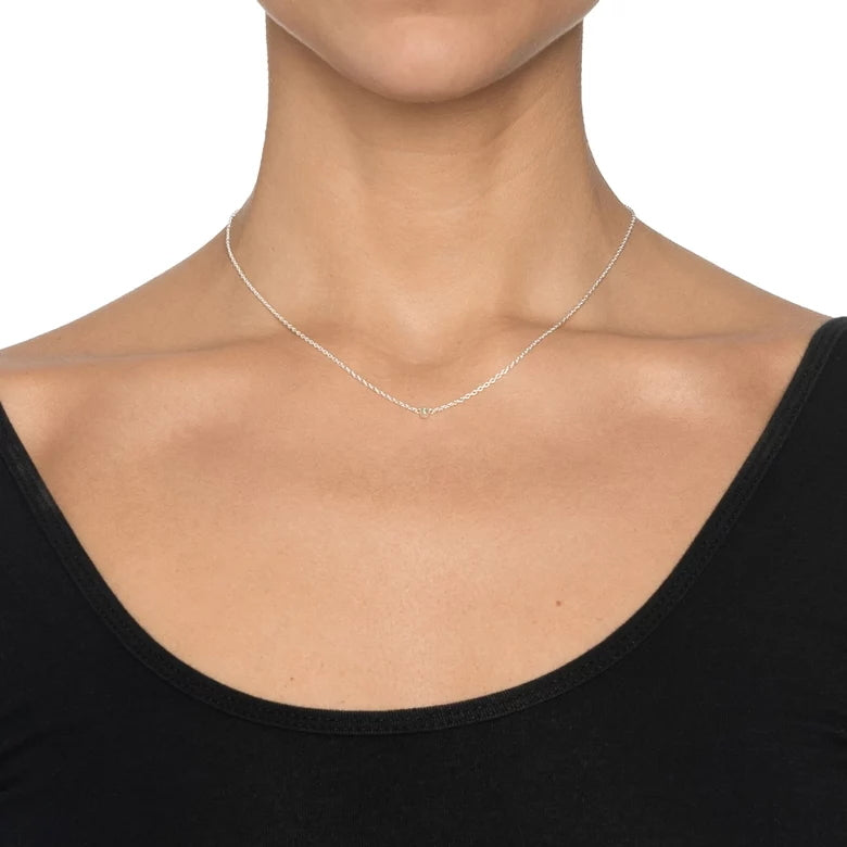 Efva Attling Micro Blink Necklace Green Emerald