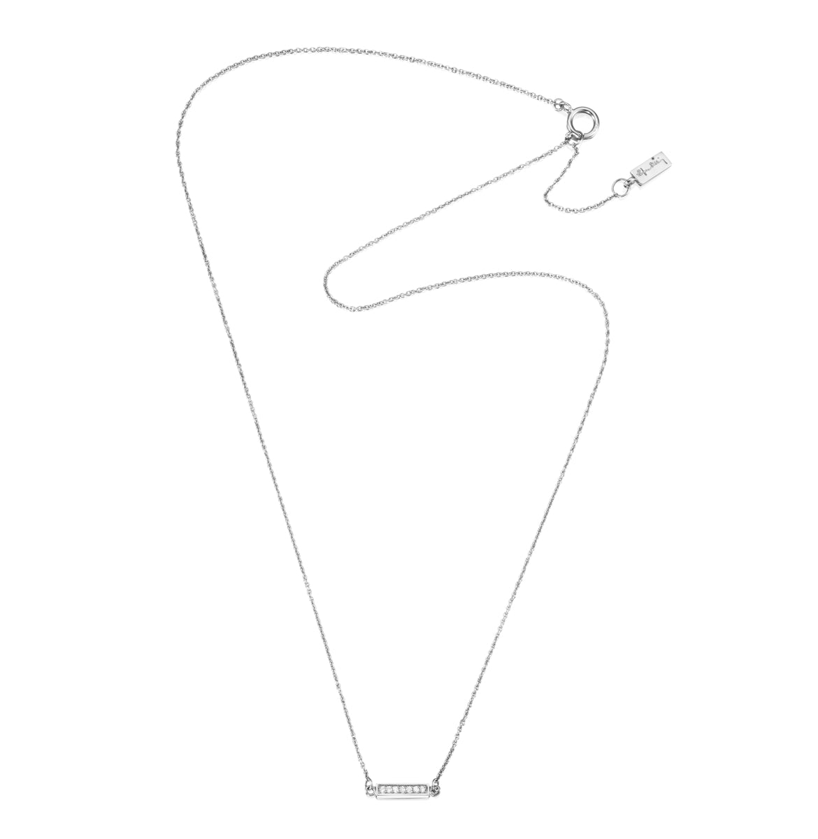 Efva Attling Thin Stars Necklace White Gold