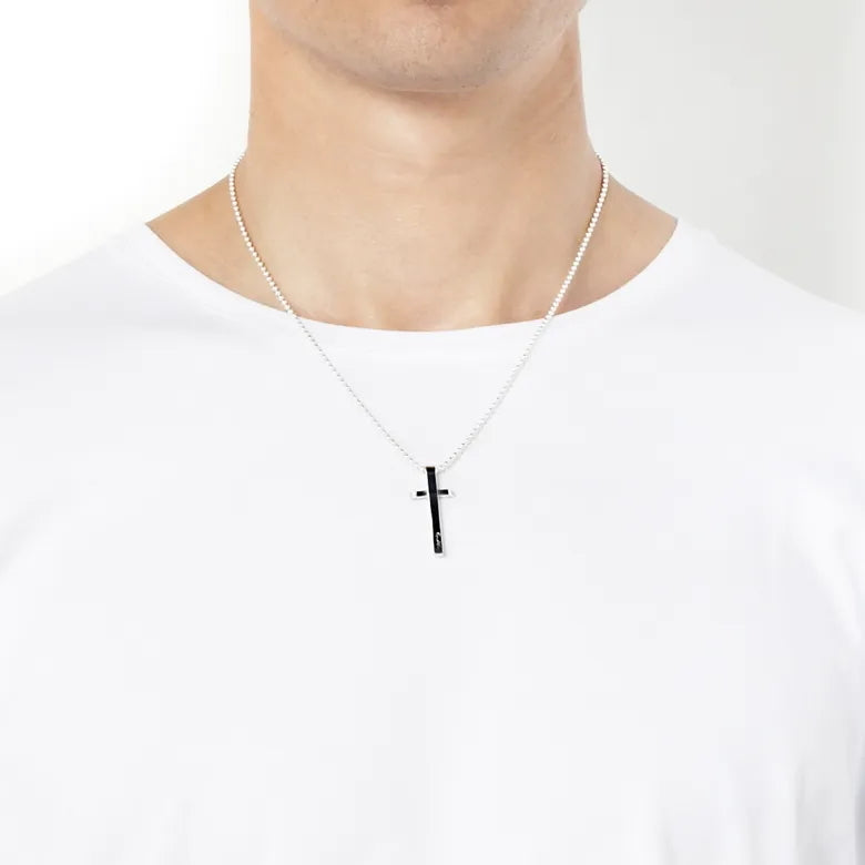Efva Attling Little Simon Cross Pendant Necklace