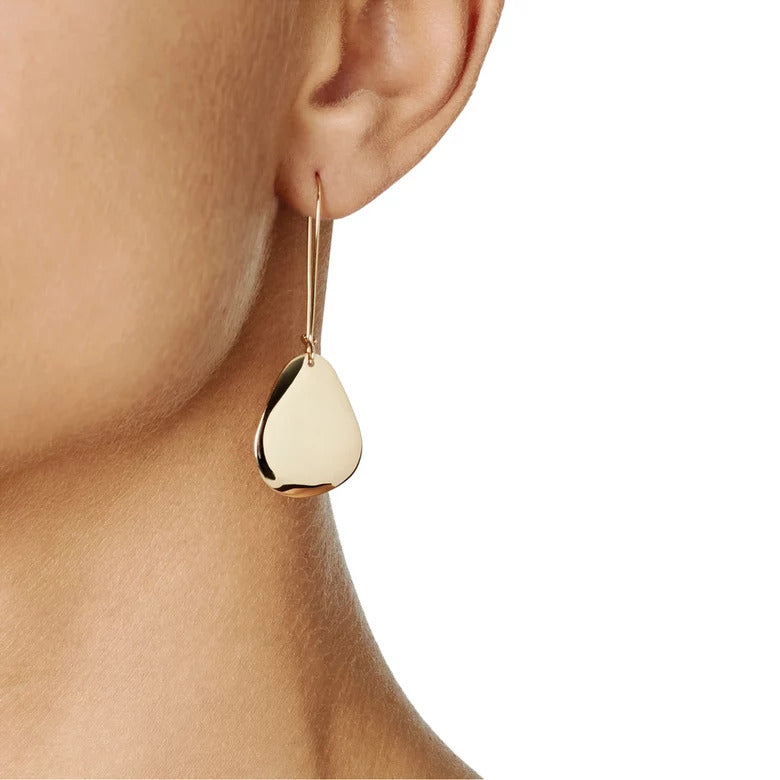 Efva Attling Little Rose Petal Earrings Gold
