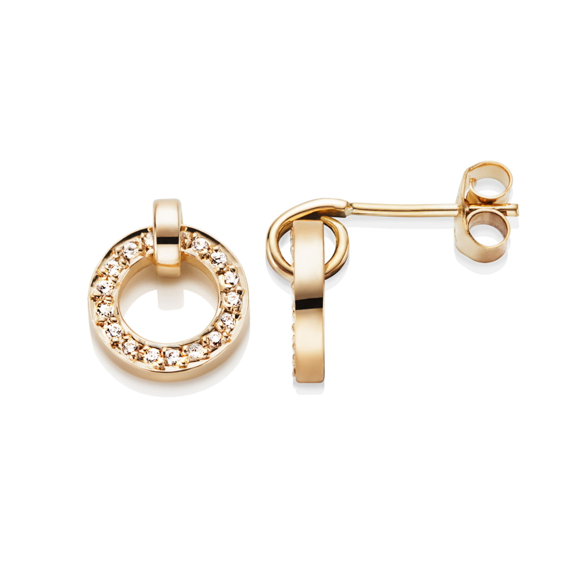 Efva Attling Ring Around & Stars Earrings Gold