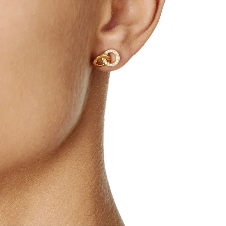 Efva Attling You & Me Earrings Gold