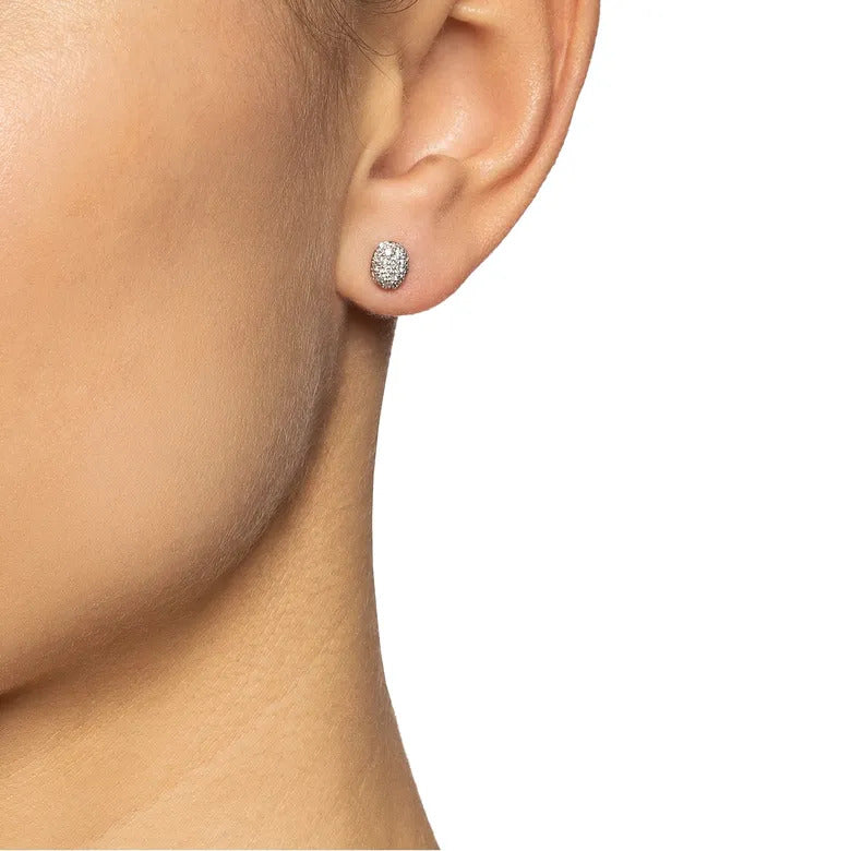 Efva Attling Love Bead Earrings Diamonds White Gold