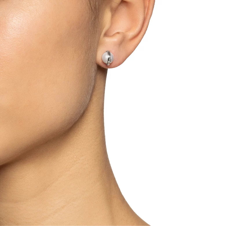 Efva Attling Day Pearl Earrings White Gold