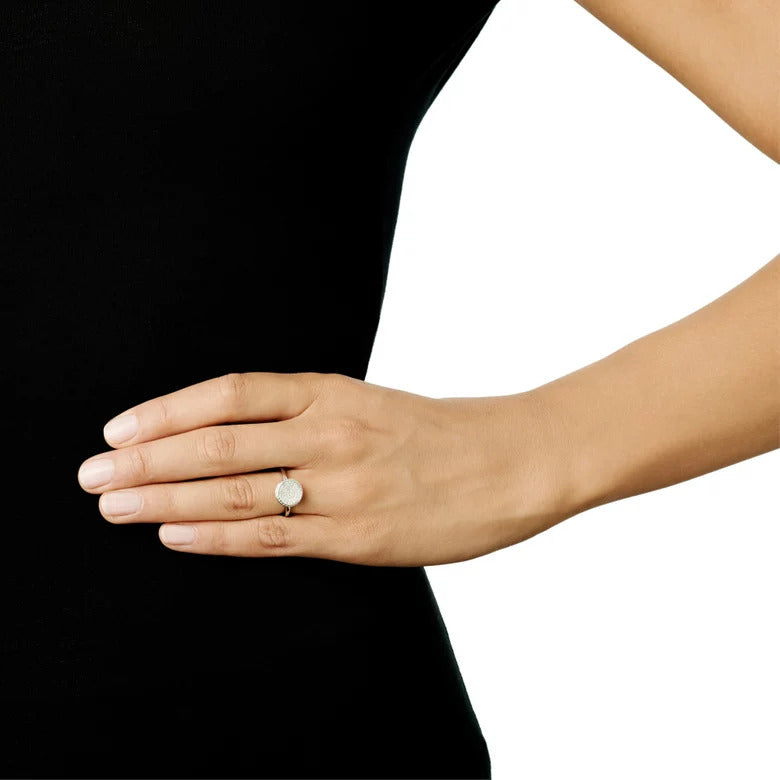 Efva Attling Love Bowl Ring White Gold