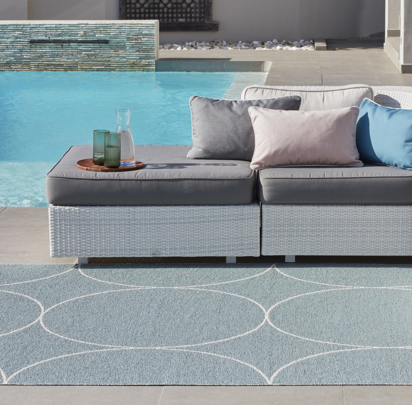 Pappelina Rug Boo Haze