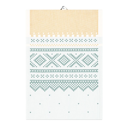 Marius Yellowgreen Tea Towel 35x50