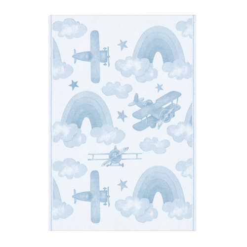 Airplane Organic Cotton Baby Blanket